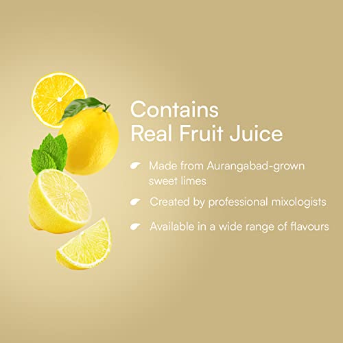 Image of Mapro Lounge Mojito Lemon and Mint Cocktail Mixer Mocktail Fruit Syrup - 1L |Contains Real Fruit Juice| Gluten Free| Zero Cholestrol