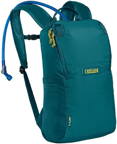 Arete 14 Hydration Backpack for Hiking, 50oz, Deep Teal