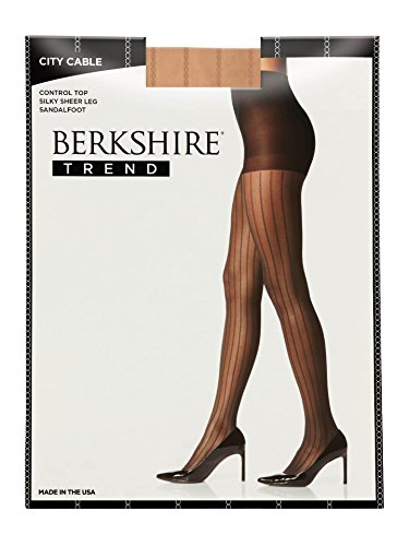 Image of Berkshire Women's Trend City Cable Control Top Pantyhose