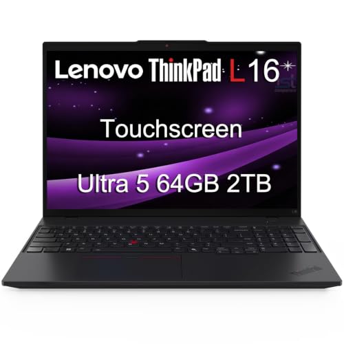 Image of Lenovo ThinkPad L16, 16 inch Touchscreen, Ultra 5 225U, 64GB DDR5, 2TB SSD