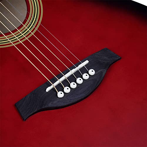 MEIeynt Kit de démarrage pour Guitare Acoustique 6 Cordes Guitarra Acustica Bundle Pack avec Ensemble de Corps en Coupe… - Les Beatles, Paul McCartney, John Lennon, RIngo Starr, George Harrison MEIeynt Kit de démarrage pour Guitare Acoustique 6 Cordes Guitarra Acustica Bundle Pack avec Ensemble de Corps en Coupe… – Image 6