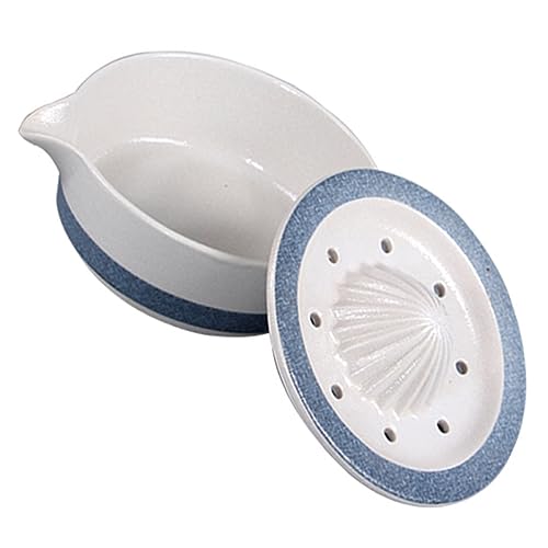 Generic 手動式レモンジューサー セラミック製 ? 柑橘類絞り器 家庭用小型ジュース器具 日常使いに