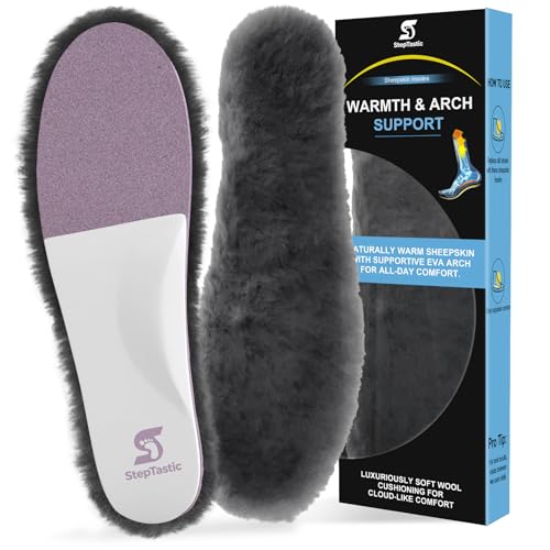 StepTastic Women's Sheepskin Insoles