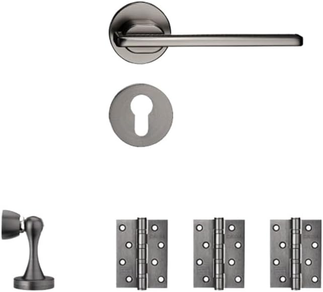 Indoor Bedroom Door Mute Split Anti-Insertion Handle Lock Household Wooden Door