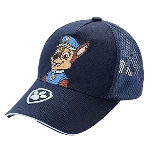 パウ パトロール キャップ 帽子 子供 46cm-54cm 調整可能 コーデ アクセント キュート 上品 春夏 旅行 クリスマス プレゼント カジュアル ヒップホップ (黒2)