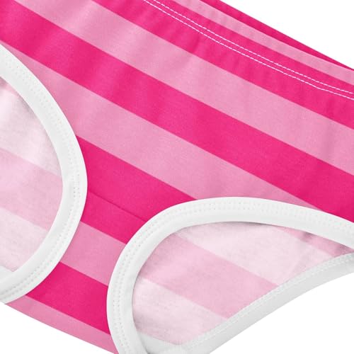Gradient Pink Stripe Toddler Girls's Underwear 2T4