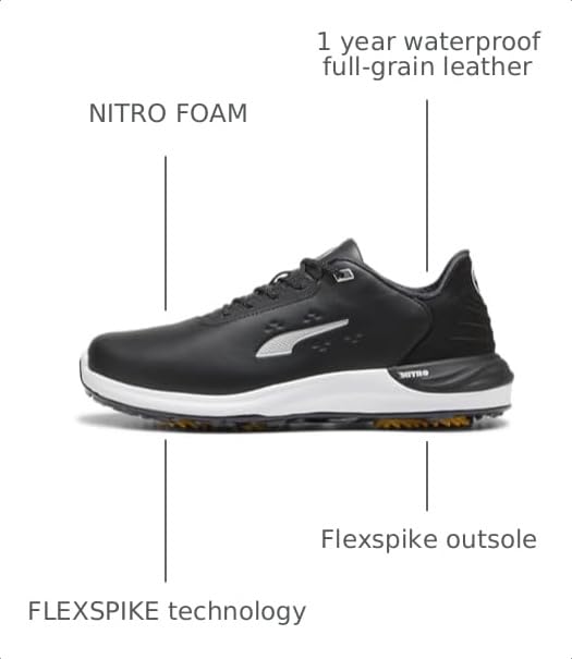Image of PUMA Men's PHANTOMCAT Nitro Golf Shoes