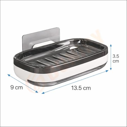 Image of Boniry 2 Pcs Soap Holder for Bathroom - Elegant and Durable Soap Case, Versatile Soap Box for Shower or Sink, Soap Dish to Keep Your Soap Dry and Clean