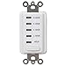 Intermatic EI230W Electronic 2, 4, 8, 12 Hour Auto-Off Timer - Easy Operation, Silent Functionality, Easy Installation, White Finish - Versatile Home Timer Switch for Lights, Fans, Appliances
