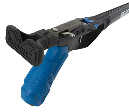 Foto von SEAC Unisex – Erwachsene Target Harpune zum Speerfischen mit doppelter Mündung für Rundschlingen, schwarz, 110 cm