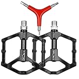 mtb ersatzteile Schnelle Montage: Unsere Fahrrad Pedalen sind auf Grund des mitgelieferten Inbus-Schlüssels einfach und rapide zu installieren. Durch die unterschiedlichen Größen des Sechskantschlüssels lassen sich alle Arten von flat Pedalen binnen weniger Sekunden auf- und abbauen.