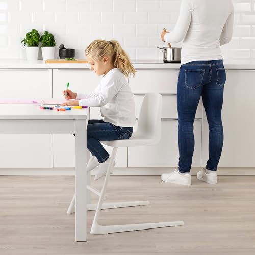 Chaise junior LANGUR blanche au design épuré et sécurisé - 3
