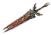 Blazing Steel Medieval Foam Sword Two Hand Sword Dante Devil Rebellion Red Queen (High Density Foam) (Dante)