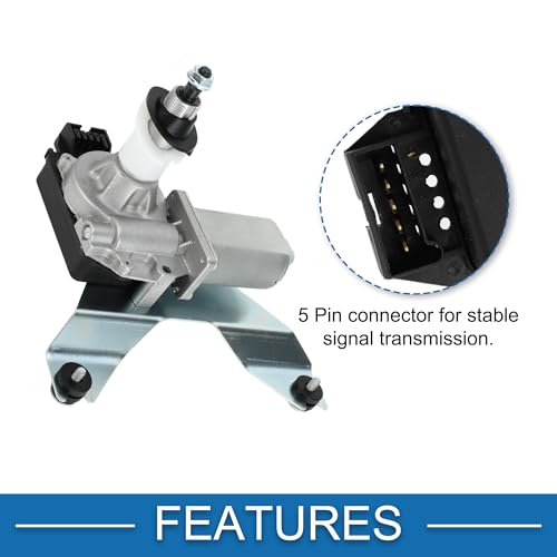 Image of Rear Windshield Windscreen Wiper Motor No.12487646 /15173034 for Chevrolet Tahoe Suburban 1500 2500 for GMC Yukon /Yukon XL 1500 2500 2003-2006 5 Pin