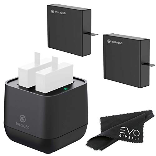 Insta360 ONE X Battery Kit - Bundle Includes 2 Batteries & Dual Charging