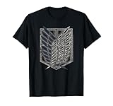 Attack on Titan Season 2 AOT Distressed Scout Symbol Anime T-Shirt