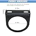 UHANBUT 52mm Gauge Mount, 2 Inch Single Hole Gauge Mounting Panel Bracket Pod, Universal Meter Gauges Pillar Mount Pod Holder Automotive Accessories for Car, Truck, Boat and More (1PC)