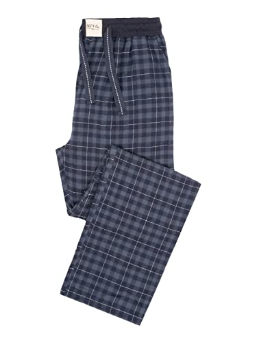 Schiesser Pigiama Uomo – Pantaloni Lunghi In Cotone Biologico + Slip – Blu Scuro – Taglia 54