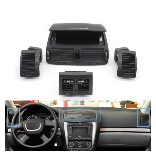 Rejilla de ventilación para salpicadero derecho de Skoda A5 MK2 2004-2014 2