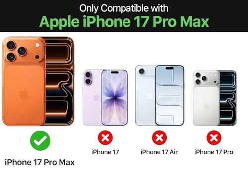 Image of WOW IMAGINE Transparent Back Cover Case for iPhone 17 Pro Max | Flexible Built-in Slim Card Pockets Wallet | 360 Camera Protection TPU | Soft Silicone Mobile Cover - Transparent