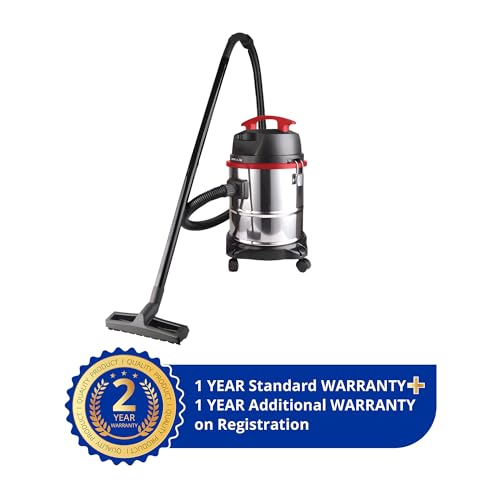 Image of IBELL AeroVac 2000 Wet & Dry Vacuum Cleaner for Home, 1600W Powerful Motor, 21L Large Capacity Tank, HEPA Filtration, Blower Function, Durable Stainless Steel Body (Black /Red /Steel)
