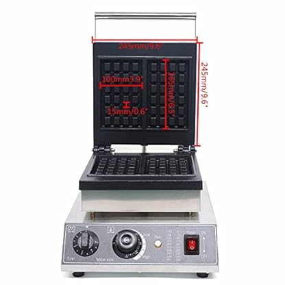 1500W Waffeleisen Waffelmaschine Antihaft Platte Waffeleisen Startseite Kommerzielle Muffin-make – Bild 8
