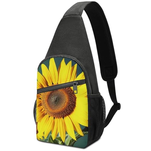 Bolso tipo bandolera Bloom Sunflower para deporte y trekking miniatura 1