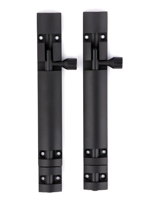 FIT N FORGET Premium Heavy Aluminium 6 Inch Tower Bolt | Door Stopper | Door Lock Latch for Home, Office Doors,Main Doors,Windows | kundi | chitakni | Chitkini(Black Finish)(Pack of 2) (B0CKNP52M7) Amazon Price History, Amazon Price Tracker