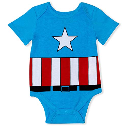 Marvel Lot de 5 Creepers Avengers pour bébé garçon avec Iron Man, Captain America, Spiderman, Hulk et Thor - Image 7
