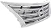 CPP Chrome w/ Silver Insert Grille for 2013-2015 Nissan Sentra - NI1200252