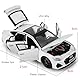imtfzct 1/24 Supercar RS7 Modellauto, Sound- und Licht-Spielzeugauto mit Pullback-Funktion, Sammlermodell aus legiertem Stahl, Geschenk für Kinder(weiß)