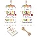 G2PLUS Back to School Gift Tags, 50PCS Welcome Back to School Tags, A Little Treat to Make The First Day Sweet Tag with String for Students, Teachers, Staffs