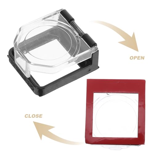 Cubierta de botón para PC hecha de plástico e hierro resistente con fijación autoadhesiva universal 3