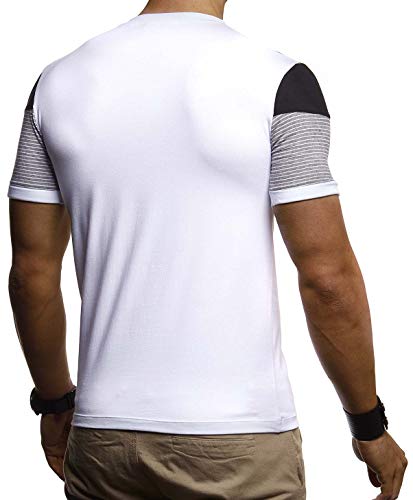 Leif Nelson Maglietta Estiva da Uomo con Scollo a