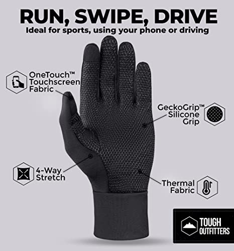 Tough Outdoors GLOVES-L2-XL Touch Screen Running Gloves thumb #4