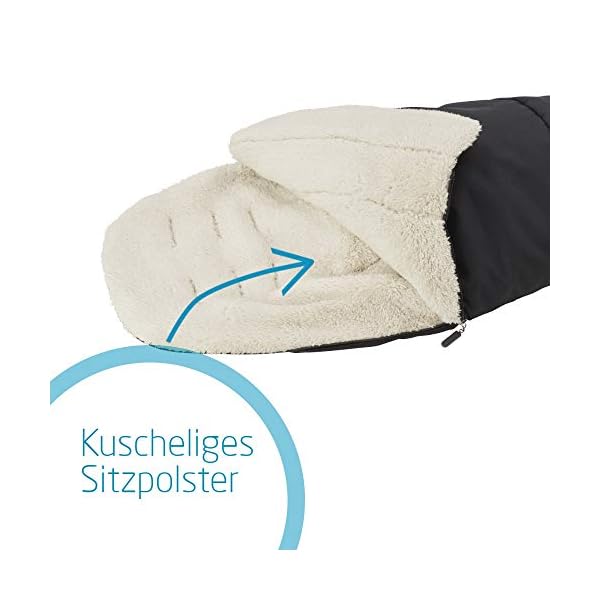 Maxi-Cosi kuschelig weicher 2-in-1 Fußsack, geeignet für alle Maxi-Cosi Kinderwagen, auch als Sitzpolster verwendbar… – Bild 4