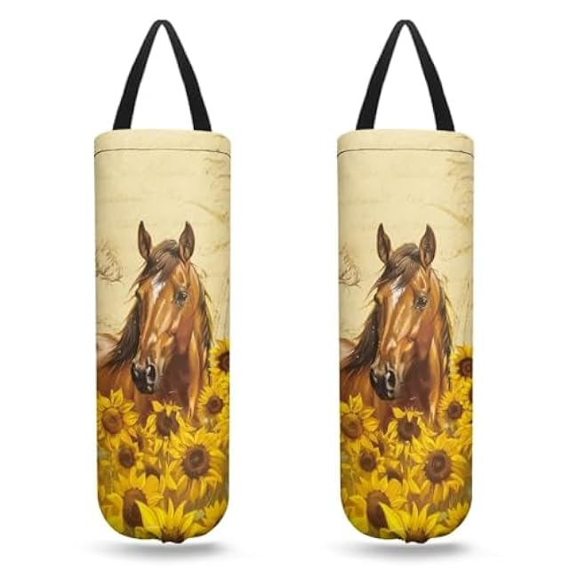 Cute Otter Plastic Bag Holder Trash Crocery Bag Storage Dispenser 2 Pack Wall Mount Plastic Bag Organizer Kitchen Decor Hanging Storage Bag Dispenser for Home Travelling