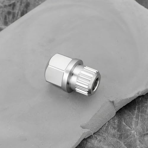 Image of OTOTEC 1Pc 40 /23PT Wheel Locking Nut Screw Key Removal Key Anti-Theft Lugnut Socket Compatible with BMW 5 Series 3 Series 1 Series Automotive Parts