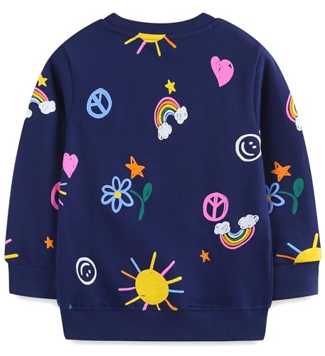 Image of Hongshilian Unisex Kids Cute Cartoon Cotton Sweater Shirt