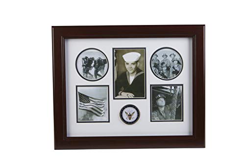 Us Flag Store U.s. Navy Medallion 5 Picture Collage Frame #TOP4