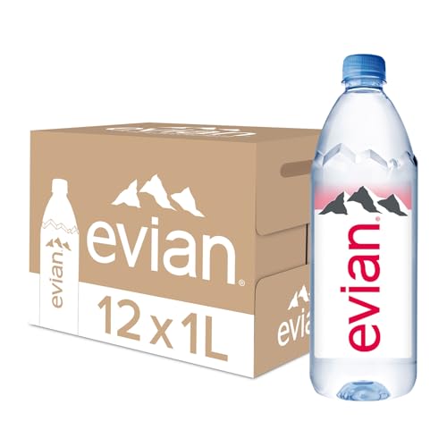 evian Aguas Planas - Pack de 12 x 1 L