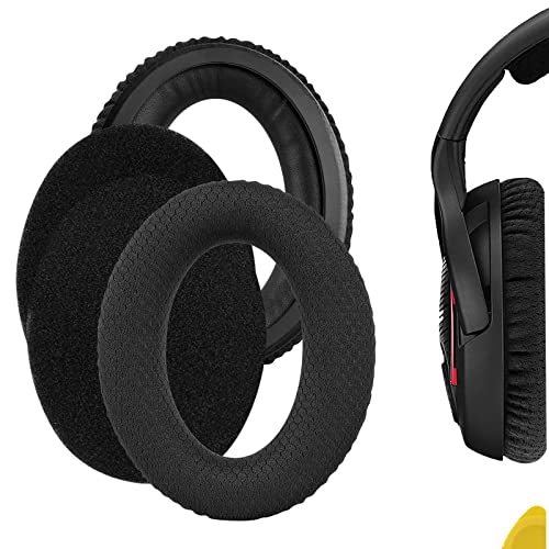 Coussinets d’Oreille de Remplacement Geekria Confort en Tissu Mesh, compatibles avec Sennheiser Game One/Zero, PC 360/363D/373D, Coussinets d’Oreille,...