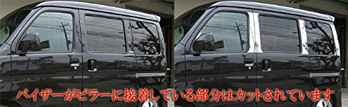 アトレーワゴン S320G/S330G型 10p 高級超鏡面ブラックメッキピラー