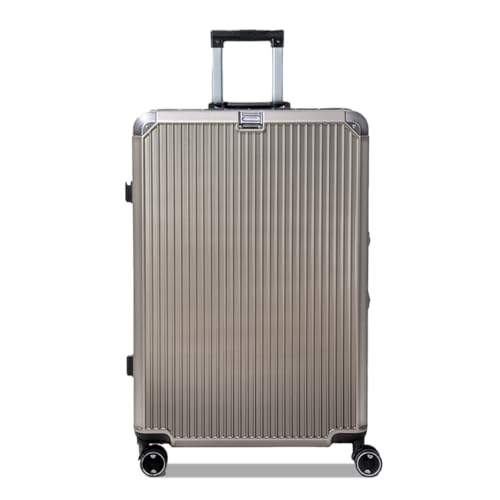 Image of Vertica Hard PC Trolley Luggage, Medium Size, 100% Polycarbonate, Lightweight and Durable, Silent Wheels, Anti-Theft with Aluminium Frame, and 2 TSA Locks, 24-Inch, Granite Haze
