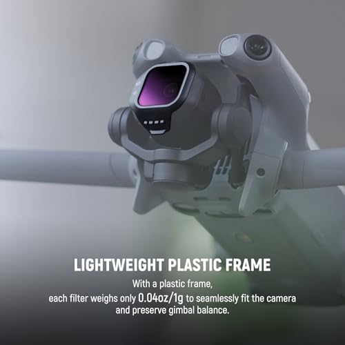 Image of NEEWER CPL ND Filter Set Compatible with DJI Mini 5 Pro (CPL /ND8 /ND16 /ND32 /ND64 /ND128), Snap On Circular Polarizing Polarizer Neutral Density Lens Filter Multicoated Drone Camera Accessories, 6 Pack