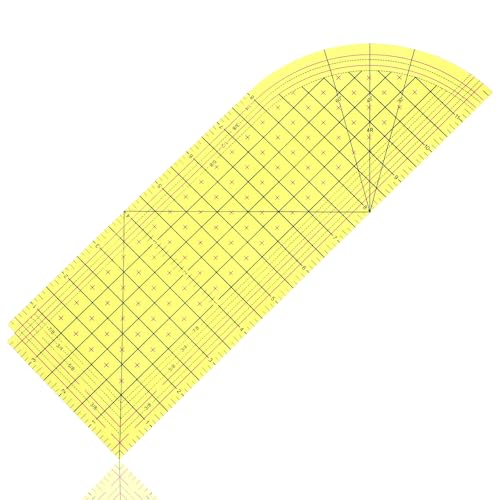 Matwsec Hot Hem Ruler 12X4 Inch Curved Hot Ruler for Sewing Fabric Electric Iron Home Ironing Work