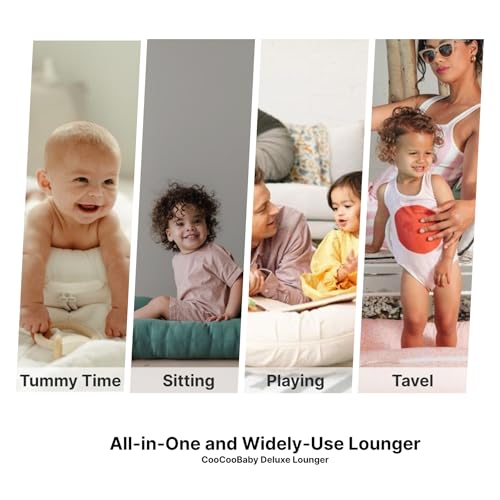 Image of Deluxe Infant Lounger, Baby Nest Cover for Baby Girls & Boys, Newborn Essentials for Baby 0-12 Months, 100% Cotton (Misty Rose)