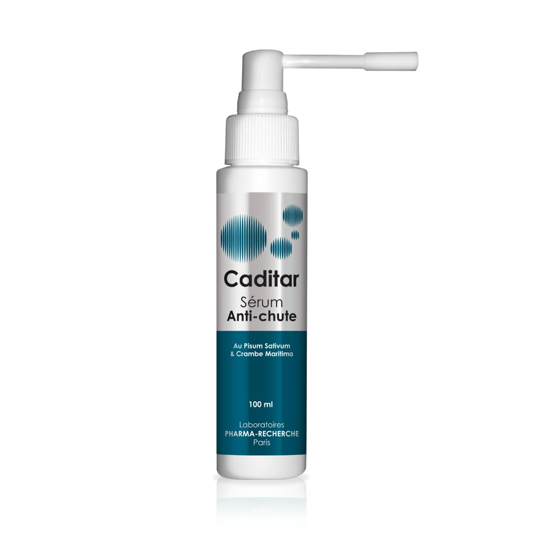 Caditar Anti-Loss Serum • Slow Hair Loss • 100ml Bottle • 50 Days Treatment • 98% Natural Ingredients • Made in France