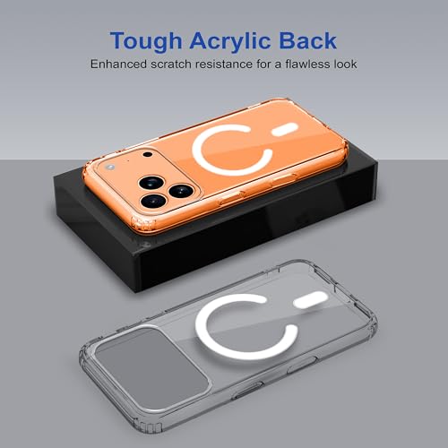 Image of amazon basics Back Case Cover for iPhone 17 Pro Max | Compatible for iPhone 17 Pro Max Back Cover | Scratch-Resistant Back Cover | Clear