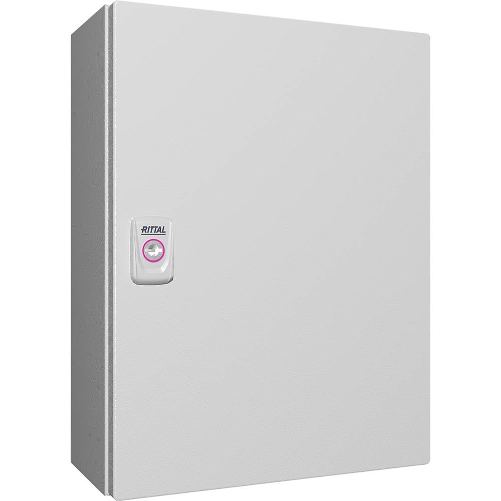 Rittal KX 1577.000 - Carcasa de instalación (300 x 400 x 155 cm, chapa de acero, color gris claro RAL 7)